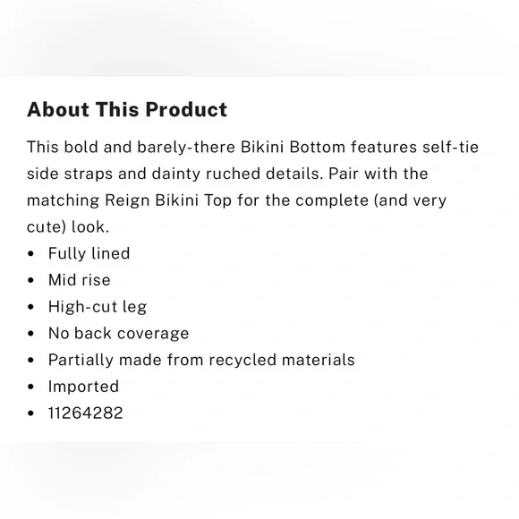 Frankie’s Bikinis X PINK Victorias Secret string Bikini Set NWT - Picture 6 of 9